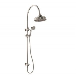 Lillian Twin Shower Brushed Nickel